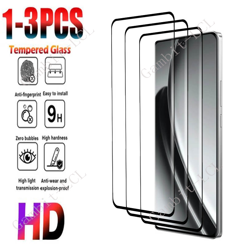 1-3 Buah Kaca Tempered Penuh M - Realme Gt 6 ulasan dan harga