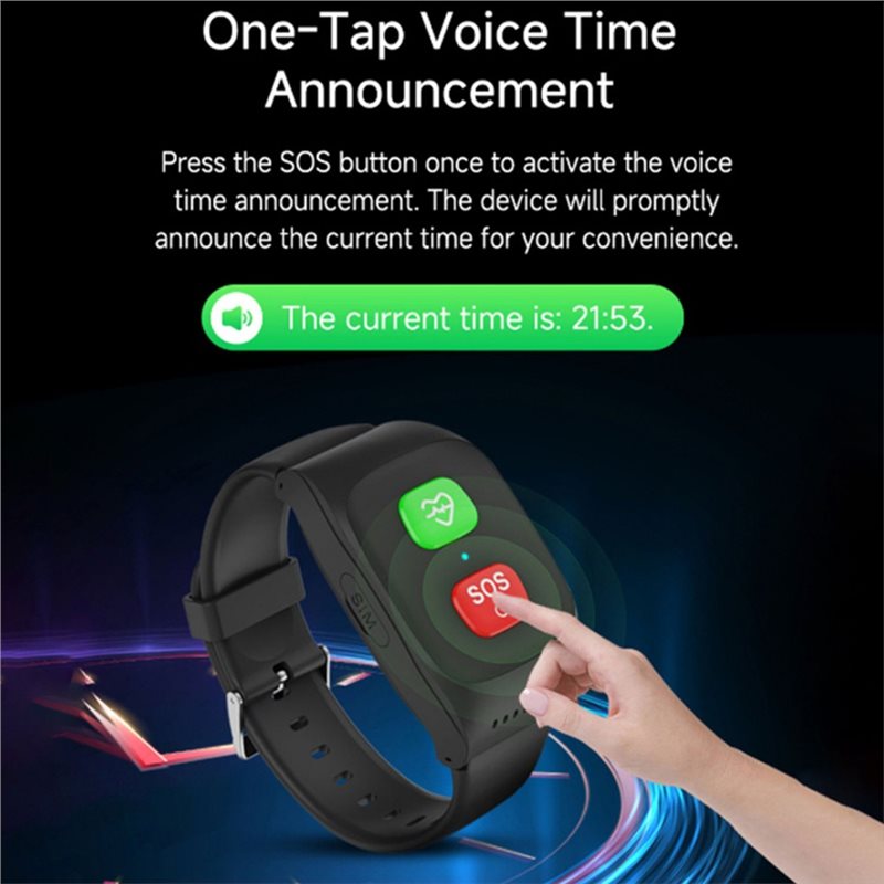 Jam Tangan GPS Alarm Lansia 4G - Fall Detection Watch ulasan dan harga