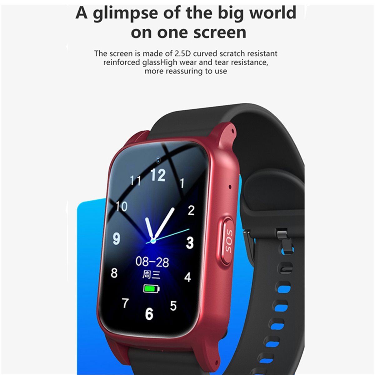 Jam Tangan Pintar 4G untuk Lan - Fall Detection Watch ulasan dan harga